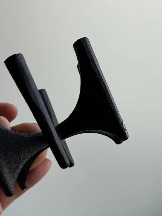 Dansk Designs Denmark Vintage Cast Iron Fiesta Tiny Taper Candle Holder MCM - Picture 7 of 12